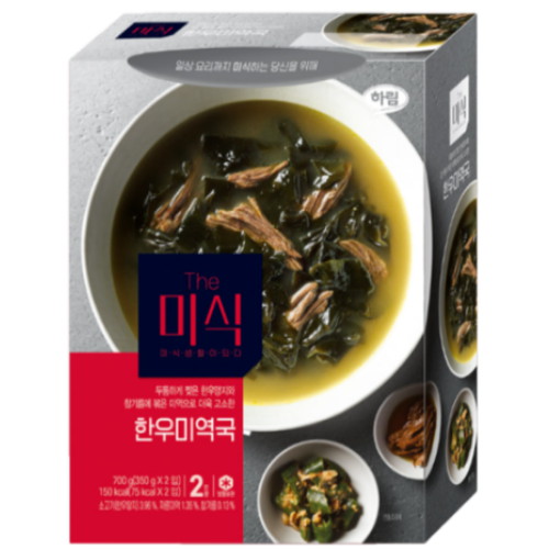 하림 The미식 한우 미역국 700g