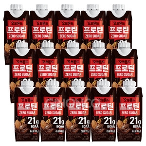 롯데칠성음료 오트몬드 프로틴 초코 제로슈거 250ml (15개)_이미지