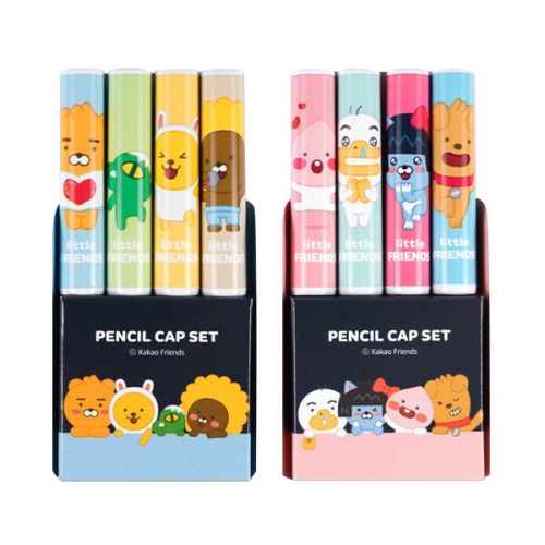 카카오프렌즈 리틀 멀티 연필캡 세트