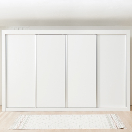 레티안 무광 LPM 12자 슬라이딩 옷장 이불장 3420