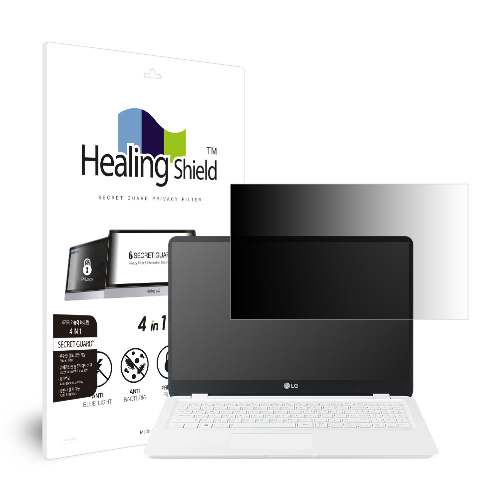 LG전자 2019 울트라PC 15UG590 항균 블루라이트컷 양면 정보보안 액정보호필름