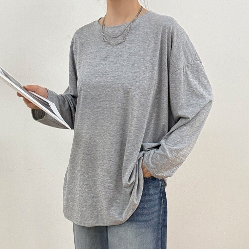 나야홍 아이우먼 라인패턴포인트티셔츠 BAV326M601 빅사이즈