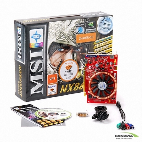 MSI 지포스 8600GT NX8600GT-TD512EZ Shader OC 512MB VF9 웨이코스_이미지