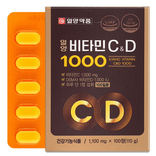 일양약품  비타민C&D 1000 100정 (1개)