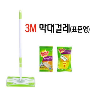 3M 스카치브라이트 막대걸레청소기 표준형 밀대걸레 청소포 바닥청소 막대걸레물걸레청소포 막대걸레정전기청소포 리필
