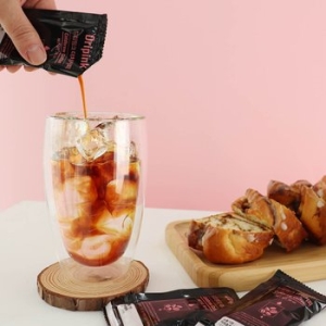 드립핑크 바로내린 디카페인 25T 더치커피 콜드브루 원액 보관편한지퍼백_이미지