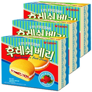 오리온 후레쉬베리 168g (6개)
