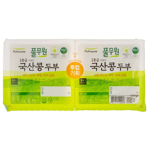 풀무원 국산콩 두부 부침찌개겸용 300g이미지입니다. 누르면 해당 게시물로 새창이동합니다.