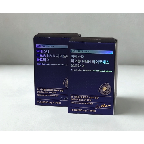 에스더포뮬러 여에스더 여에스더 리포좀 NMN 파이토에스 울트라 X 30매 (2개)