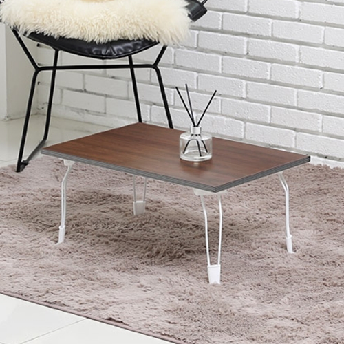 박씨상방 엣지우드 철다리 실용 테이블 (80x60cm)_이미지