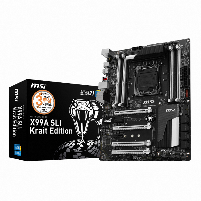 MSI X99A SLI 크레이트 에디션