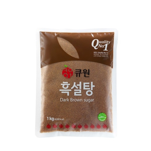 큐원 흑설탕 1kg 4개_이미지