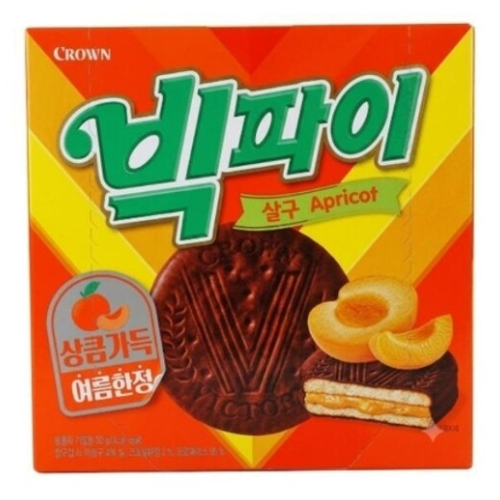 크라운제과 빅파이 살구 324g (2개)_이미지