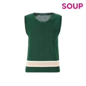 스위트숲 밑단 배색 슬리브리스 니트 OY5<b>SKT</b>4
