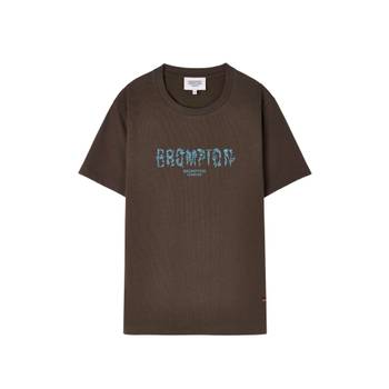 브롬톤 가든 레터링 반팔 티셔츠 P262WTS133