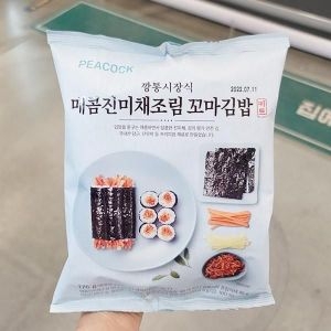 오늘도착 깡통시장식 매콤진미채조림 꼬마김밥 176g