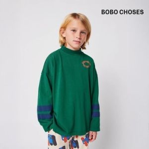 보보쇼즈 키즈 TicTacToe 오가닉코튼 긴팔티셔츠 B225AC021_이미지