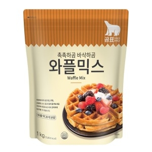 와플믹스 1kg 4개 / 대용량 맛있는 모음 선물 해외 와플믹스 Gompyo와플믹스 rhavy 식품 음식 푸