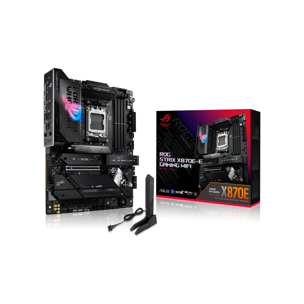 ASUS ROG STRIX X870E-E GAMING WIFI 대원씨티에스이미지입니다. 누르면 해당 게시물로 새창이동합니다.