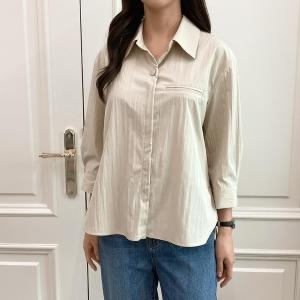 수프 KDH3017토재니 주머니 수트 여성 썸머 링 스트레치 오피스룩 셔츠