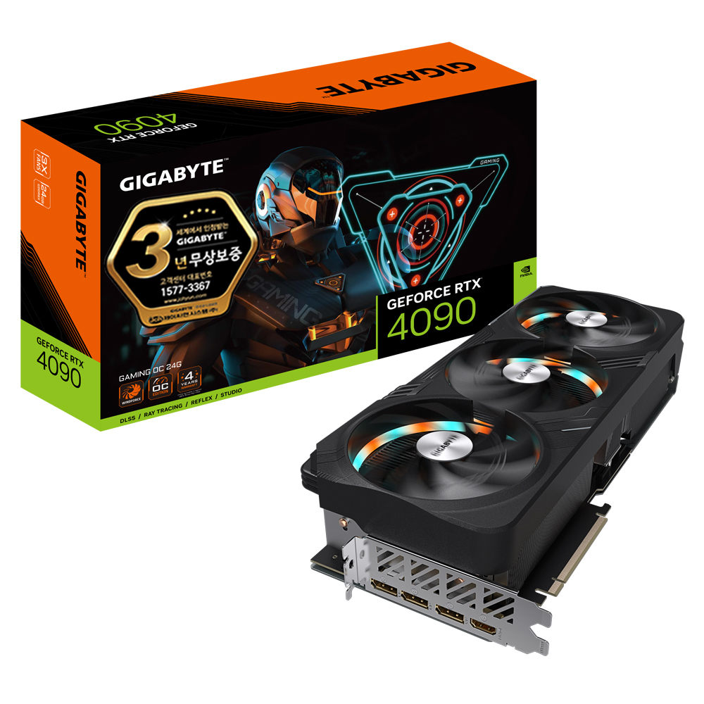 GIGABYTE ������ RTX 4090 GAMING OC D6X 24GB ���̾���
