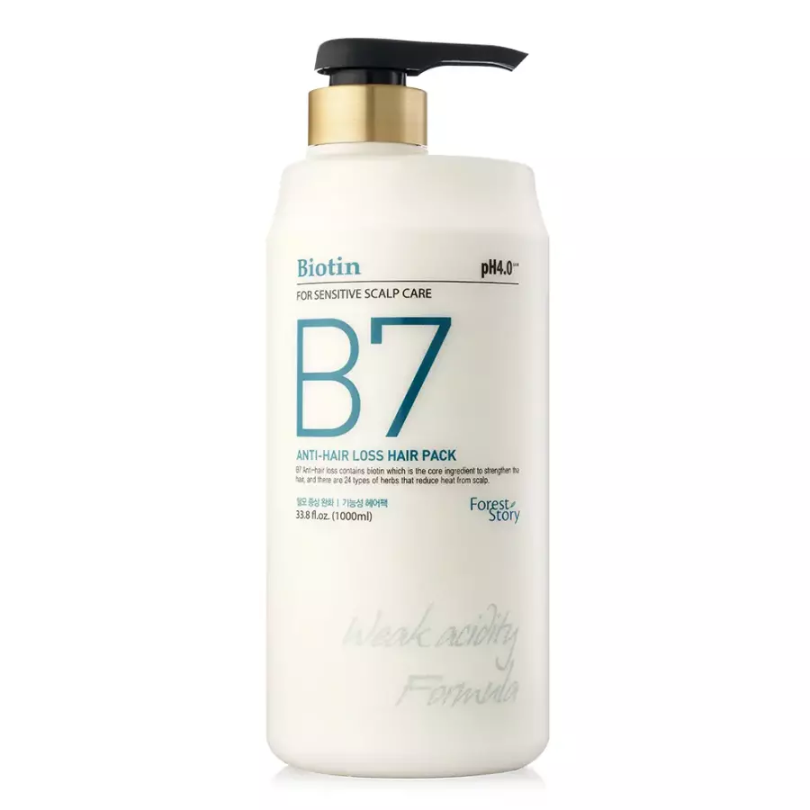  포레스트스토리 B7 약산성 탈모 헤어팩 1000ml 1개