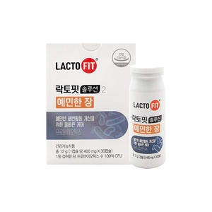 종근당건강 락토핏 솔루션2 예민한 장 400mg 30캡슐_이미지