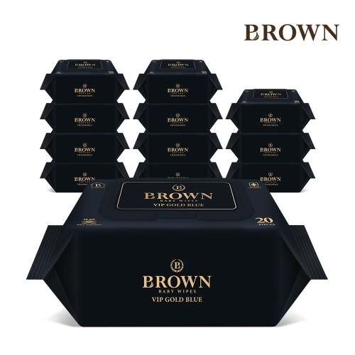 VIP 골드 블루 물티슈 캡형 20매