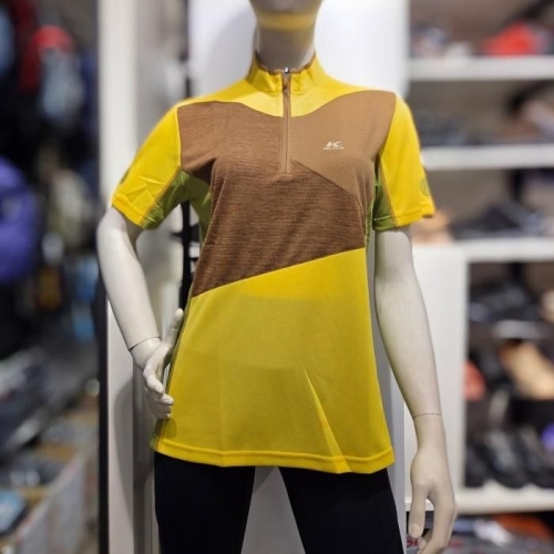  콜핑 LT4954WYE 여성반팔 폴리피케 반집업티 사이클용