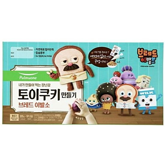 풀무원 토이쿠키 만들기 브레드 이발소 305g (1개)_이미지