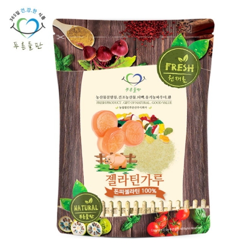 푸른들판 젤라틴 돈피 가루 500g