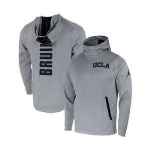 조던 맨즈 그레이 UCLA Bruins 2-Hit 퍼포먼스 Pullover Hoodie 15635034 268634_이미지