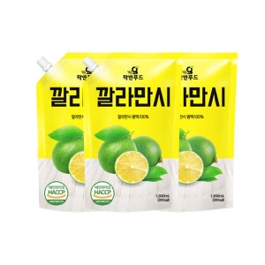 깔라만시 원액 100 1 000ml x 4팩 1000ml