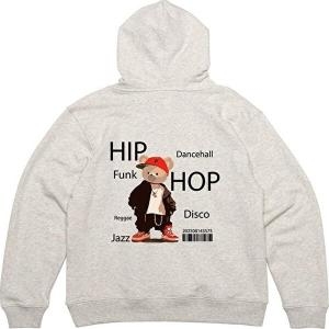 셀러허브 JHQSYR13_51HD 뒷면 힙합 아기곰 음악 펑크 그림 프린팅