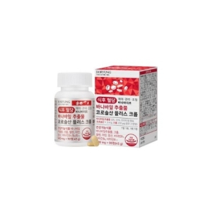 보령컨슈머 식후 혈당 바나바잎 추출물 코로솔산 플러스 크롬 500mg 90정 (2개)