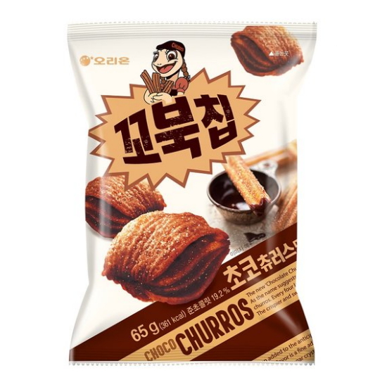 오리온 꼬북칩 초코츄러스맛 65g (3개)