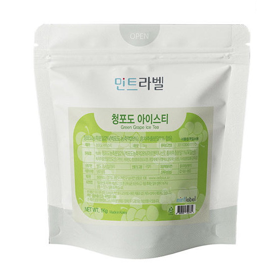 셀플러스 민트라벨 청포도 아이스티 1kg (2개)