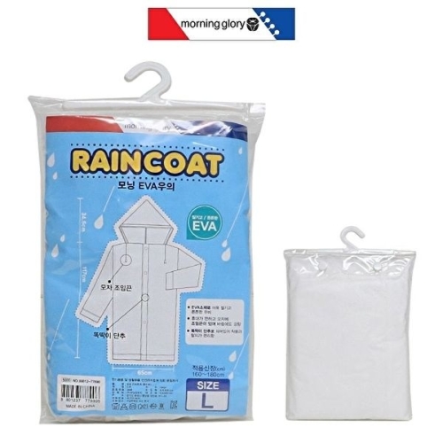 모닝글로리 EVA 우의 L 화이트 WD5F5E6_이미지