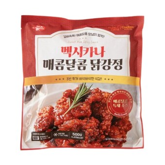 멕시카나 매콤달콤 <b>닭강정</b> 500g