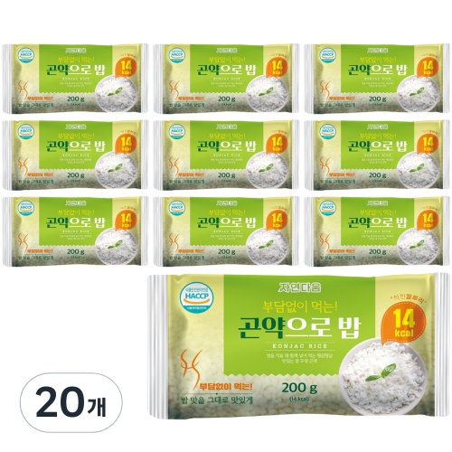 자연다움 부담없이 먹는 곤약으로 밥 200g이미지입니다. 누르면 해당 게시물로 새창이동합니다.