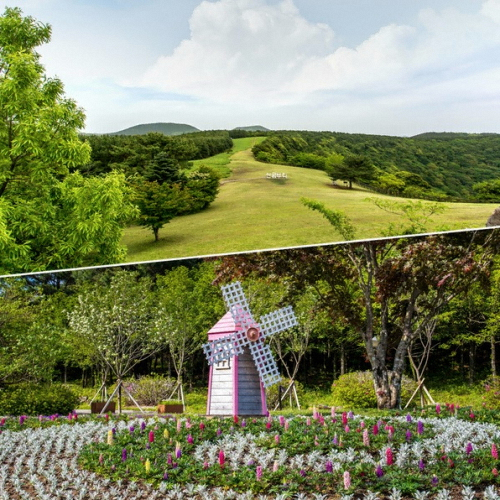 ㅤ제주 산굼부리 + 상효원 입장권 (소인)_이미지