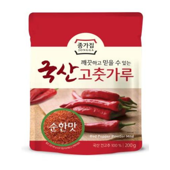 국산 고춧가루 순한맛 200g