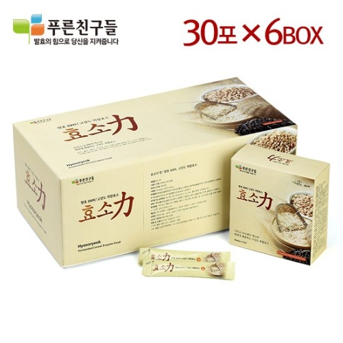 푸른친구들 효소력 3g 30포 [6개]