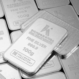 한국귀금속보석거래소 프레스 실버바 100g [1개]