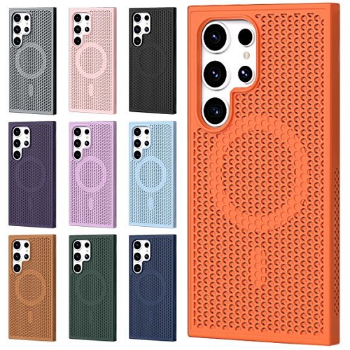 수나르 갤럭시S25 플러스 맥세이프 슬림 하드 에어쿨링 방열 케이스