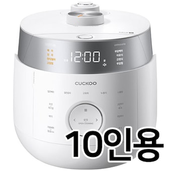 쿠쿠전자 트윈프레셔 마스터셰프 <b>CRP-LHTR1010FW</b>
