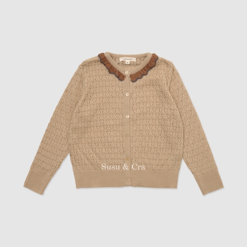 슈슈앤크라 샤로테 쟈가드 니트가디건 베이지 024305FDA03BE