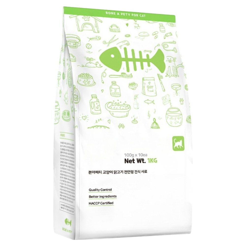 본아페티 캣 닭고기 전연령 건식 사료 1kg (1개)_이미지