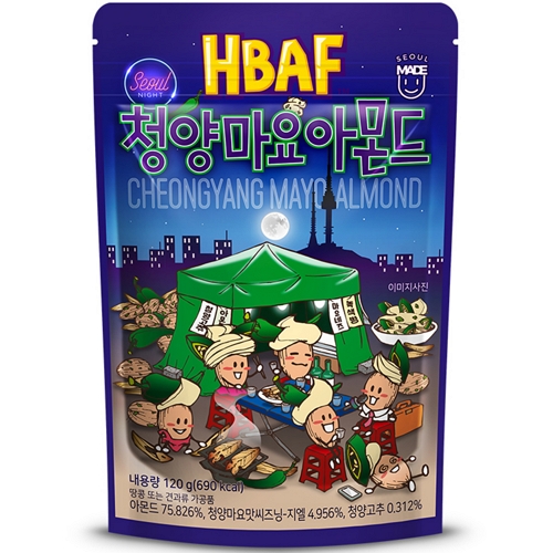 HBAF 청양마요 아몬드 120g (4개)_이미지