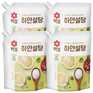 CJ제일제당 백설 하얀설탕 400g (4개)